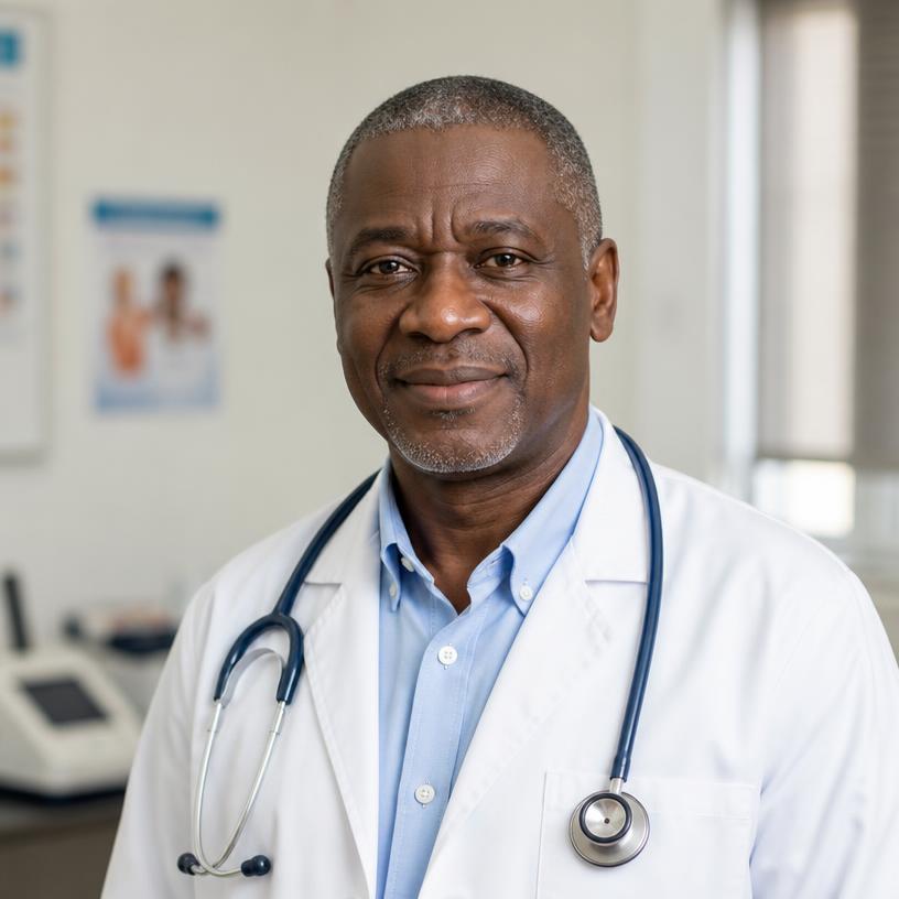 Portrait of Dr. Emeka Nwosu, Consultant Reproductive Endocrinologist at Savannah Wellness Center